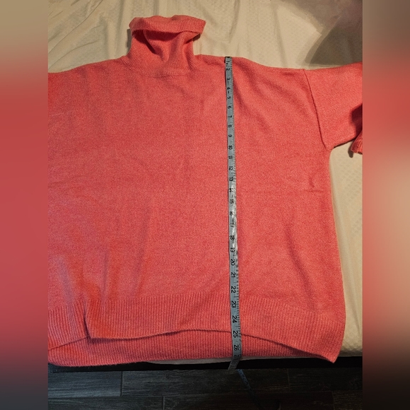 Vince Camuto Pink Sweater Oversized XL - Picture 10 of 12